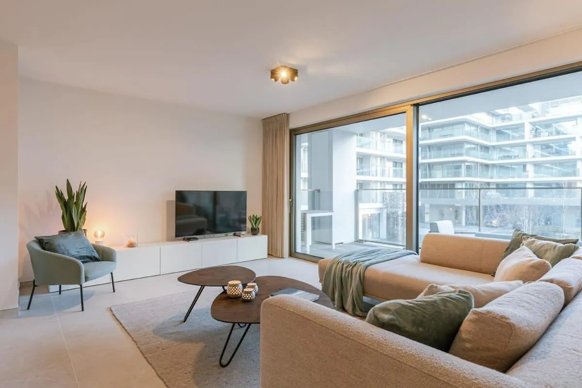 Huswell - Bright Apartment In Sky Garden With Terrace 奥斯滕德 比利时