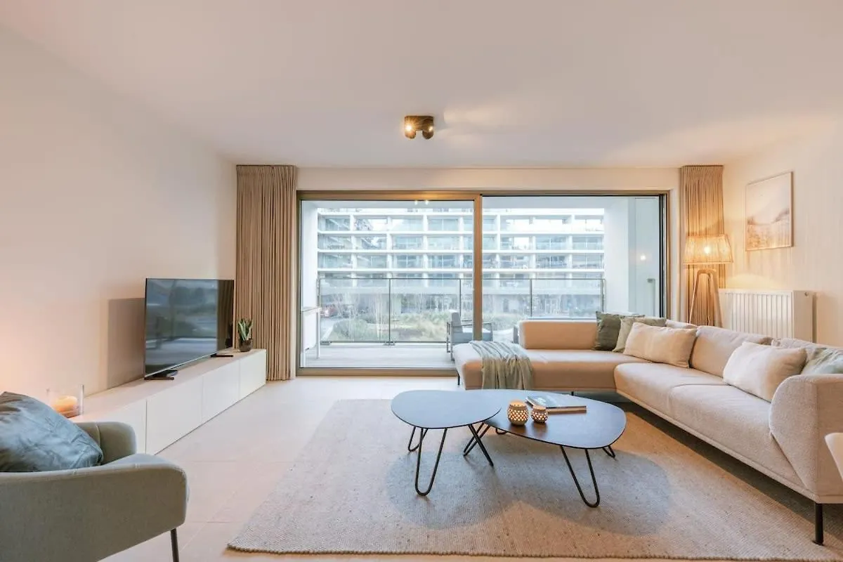 Huswell - Bright Apartment In Sky Garden With Terrace أوستيند بيت للعطل